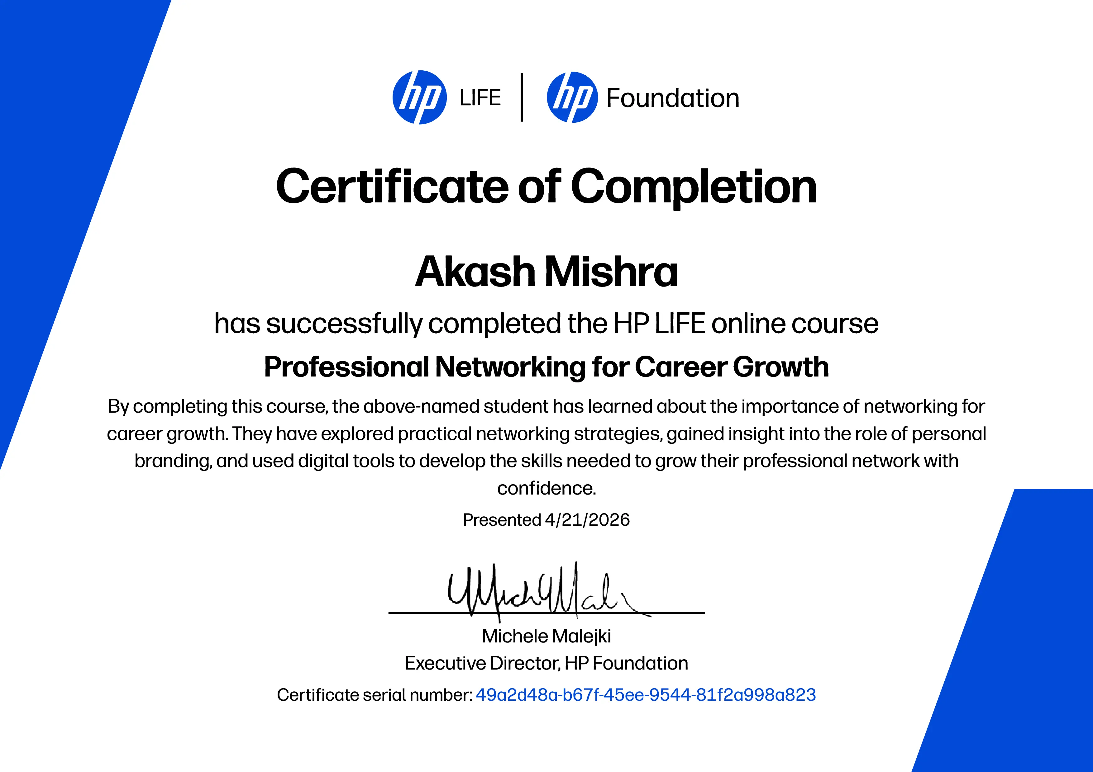 Professional Networking for Career Growth